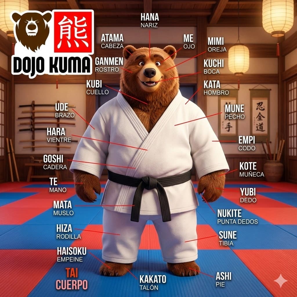 Partes del Cuerpo - Kuma Dojo