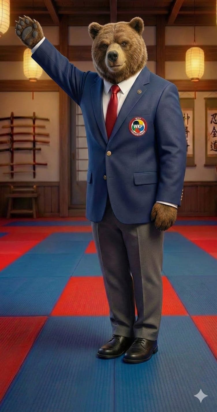 Ippon Referee Signal (Standing)