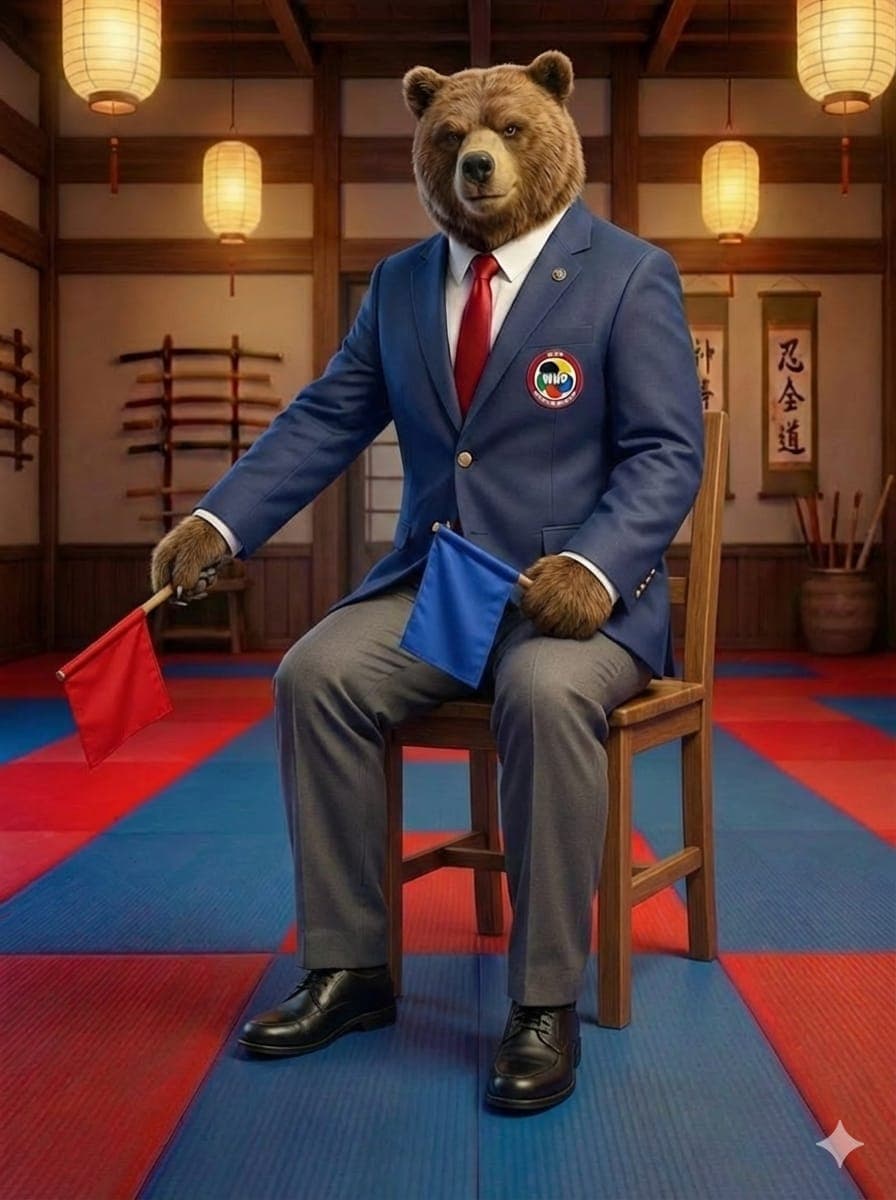 Yuko Referee Signal (Seated)